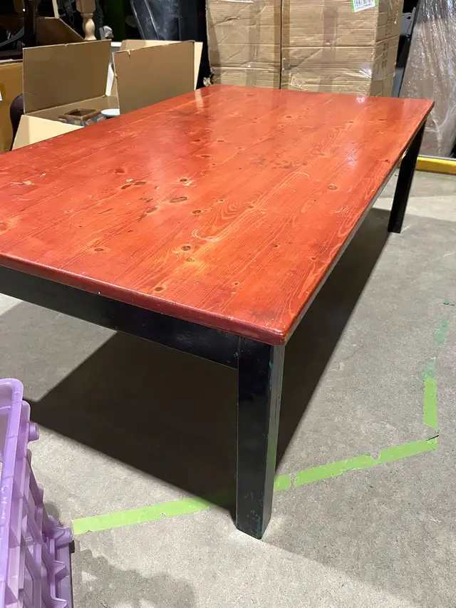 Rustic Wood Dining Table