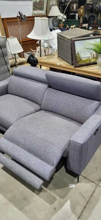Power Reclining Loveseat - Grey