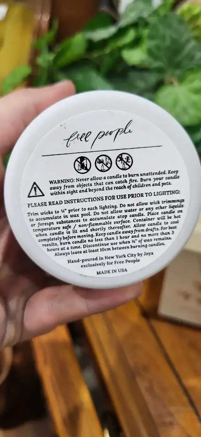 Free People French Juniper Clove & Ginger Scented Candle