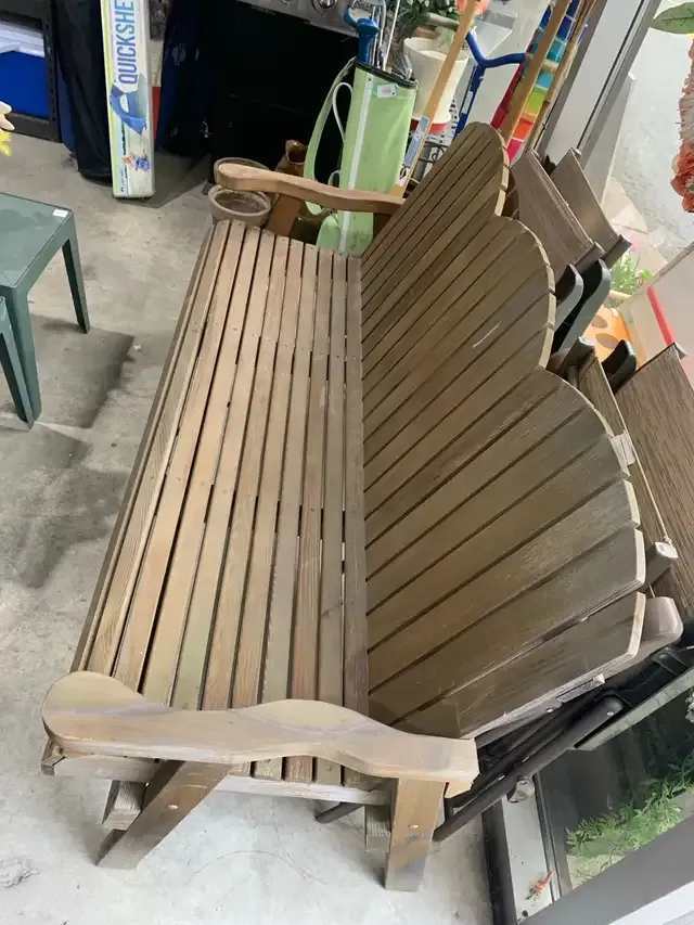 Outdoor Cedar Garden Bench - 2 Available