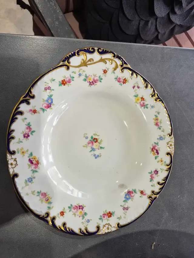 Wedgwood Floral Plates - Set of 9-