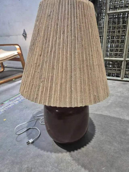 Brown Vintage Ceramic Table Lamp