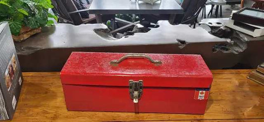 Mastercraft Metal Tool Box Red
