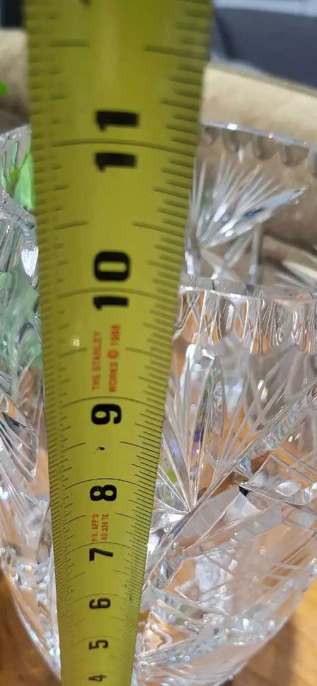 Lead Crystal Vase Large