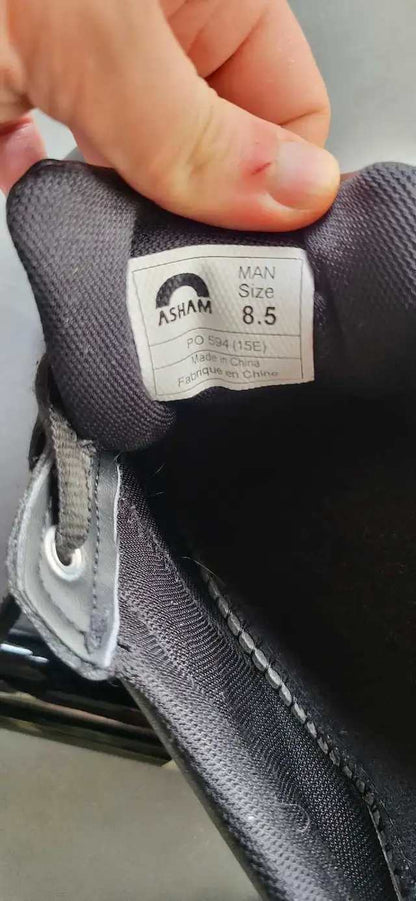 Asham Curling Shoes and Goldline Broom Set