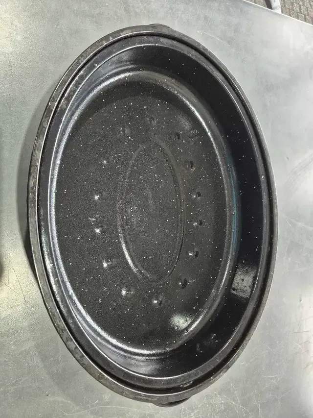 JY Cookment Granite-Enamel Roaster Pan 19" with Lid