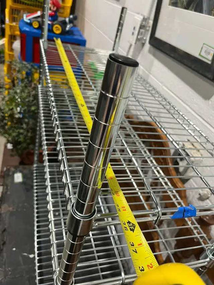 Chrome Wire Shelving Unit