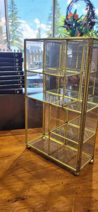 Brass and Glass Display Case