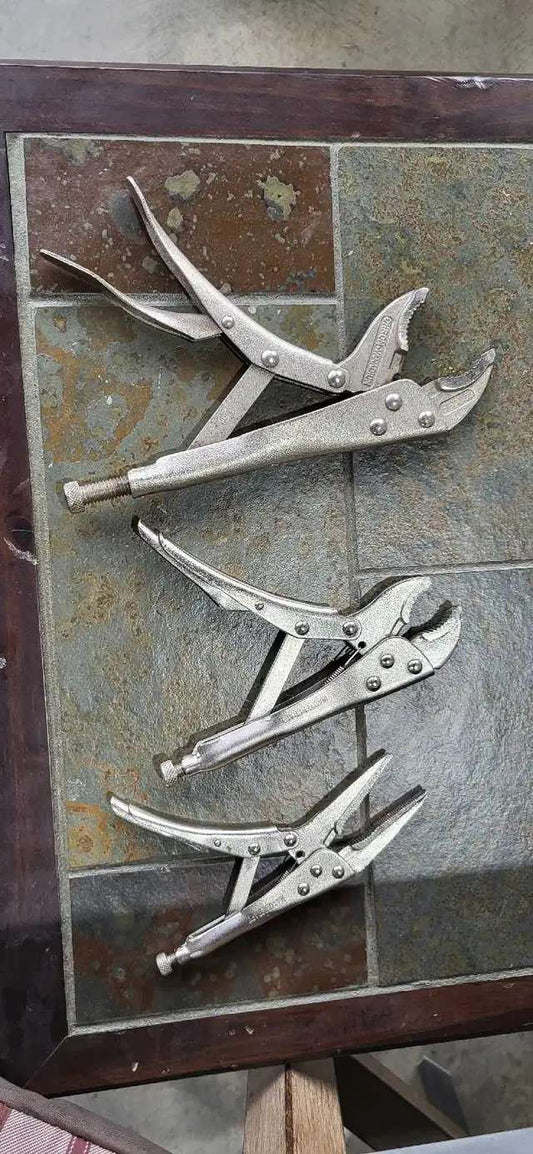 Mismatched Vise-grip Locking Pliers Set of 3