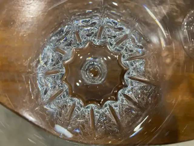 Clear Crystal Wine Glasses - Set of 6