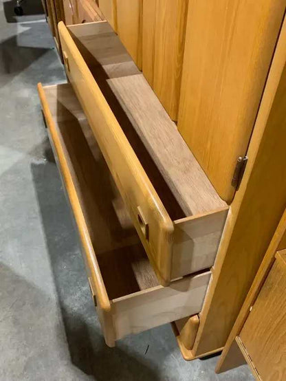 Oak Dresser with Cabinet