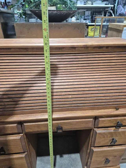 Wooden Unique Roll Top Desk