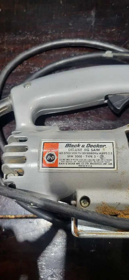 Black & Decker Deluxe Jig Saw - Tested works