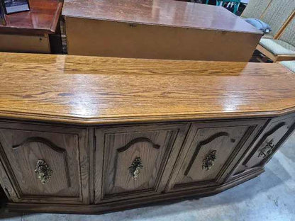 68" Oak Buffet Sideboard