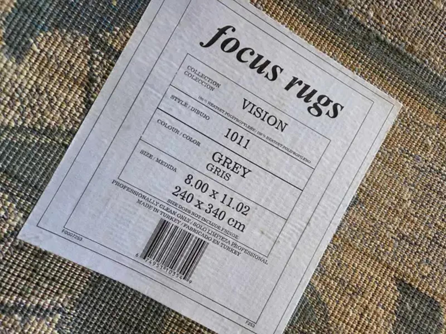 Focus Rugs Vision Area Rug 8x11