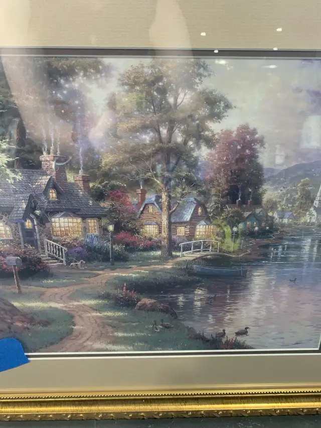Thomas Kinkade Framed Print