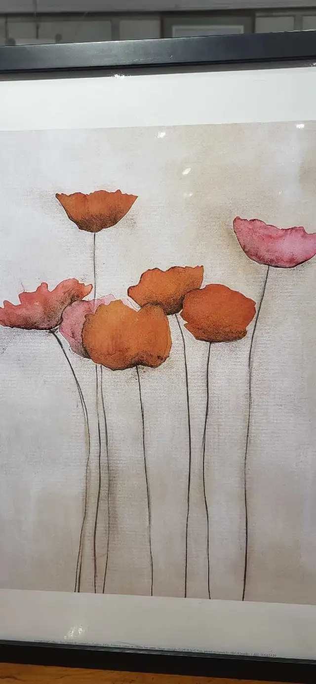 IKEA Framed Poppy Art Print