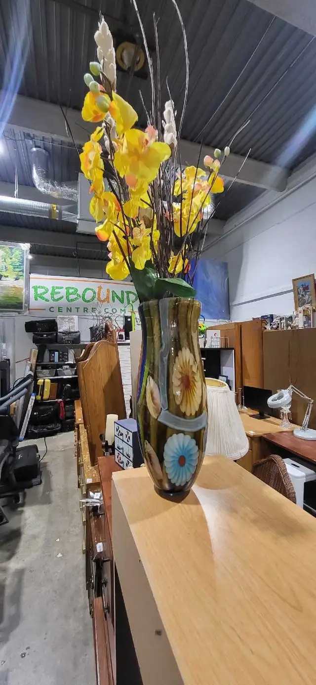 Murano Art Glass Flower Vase