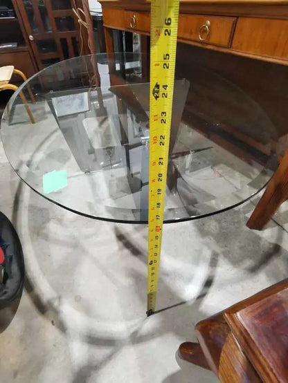 Modern oval Glass Coffee Table