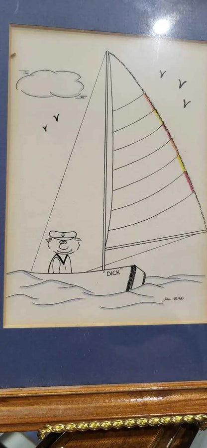 Pass Tyme Creations O.K. Noggins Framed Art
