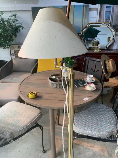 Adjustable Brass Floor Lamp