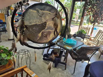 Wolf Decorative Dream-Catcher