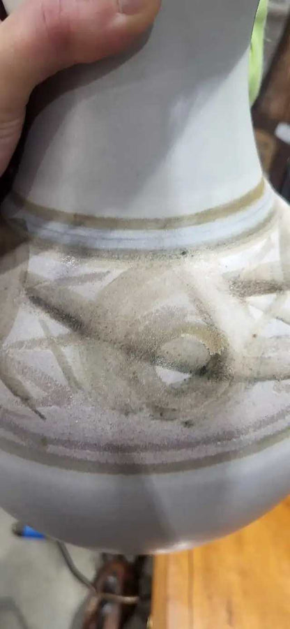 Ceramic Vase with Artificial Floral Arrangement