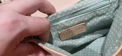 Urban Expressions Boho Cutout Clutch with Tassle - Tan