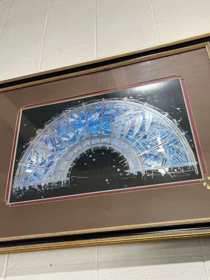 Abstract Fan Print Wall Art