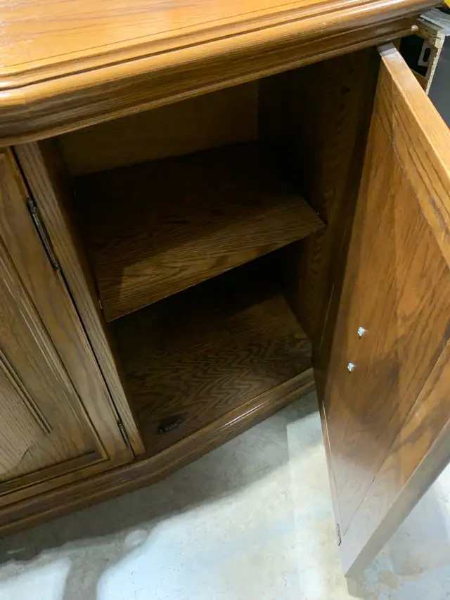 Oak Sideboard Credenza