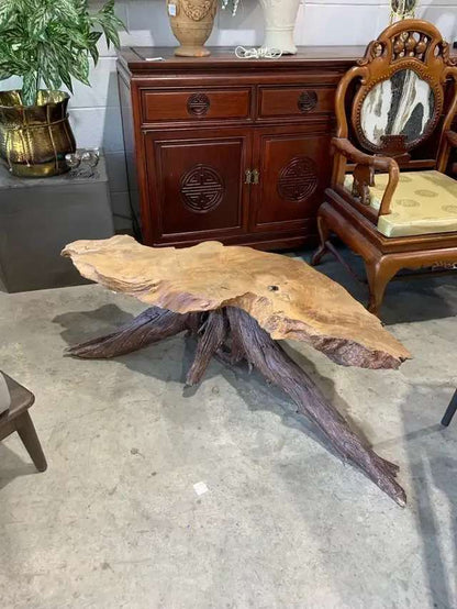 Live Edge Root Coffee Table