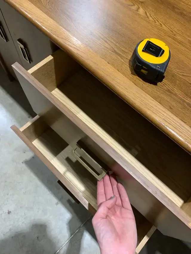 Oak Dresser with 6 drawers and 2 shelf cupboard