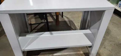 White Metal Rolling Utility Cart