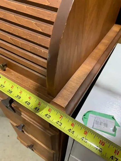 Roll Top Desk with 7 Drawers