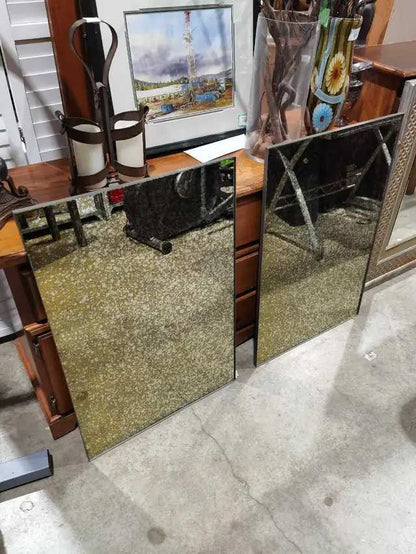 Antique Style Distressed Industrial Mirror 2 Available