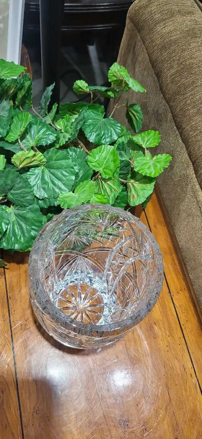 Lead Crystal Vase Large