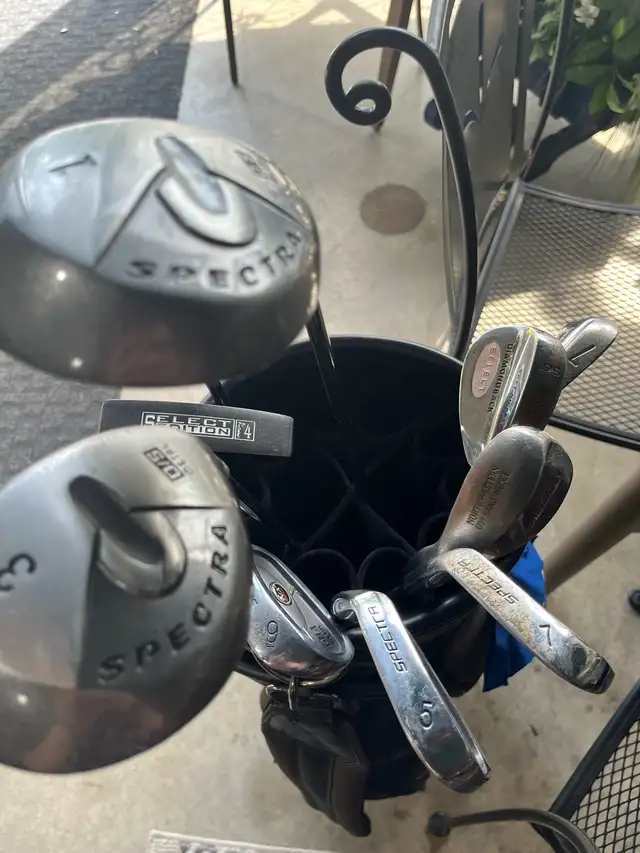 Spectra Golf Club Set with Bag and golf balls
