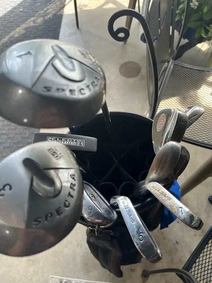 Spectra Golf Club Set with Bag and golf balls