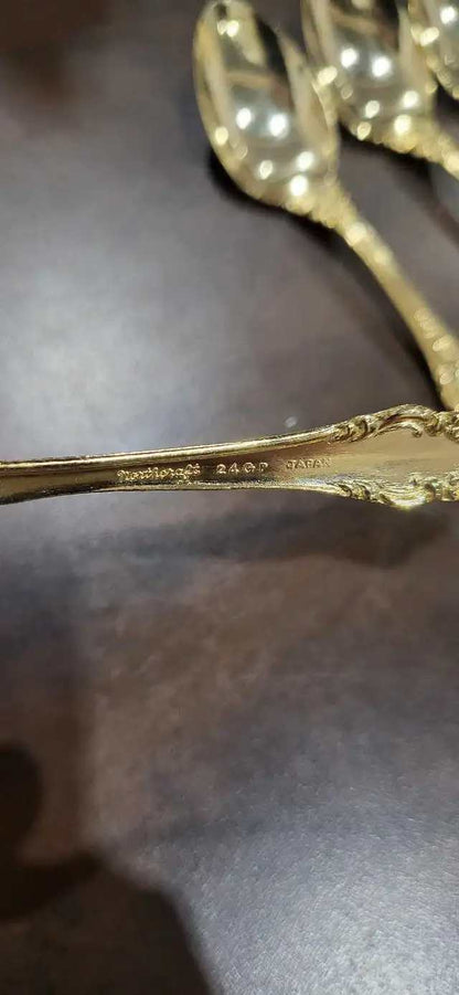 24k Gold Plated Flatware - Northcraft - 19 Available
