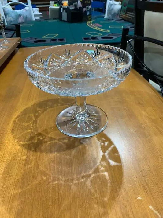 Crystal Pedestal Bowl