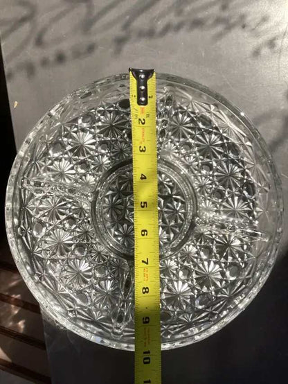 Vintage Crystal Serving Platter