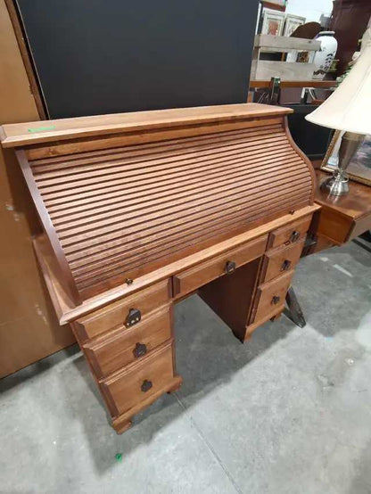 Roll Top Desk - wooden