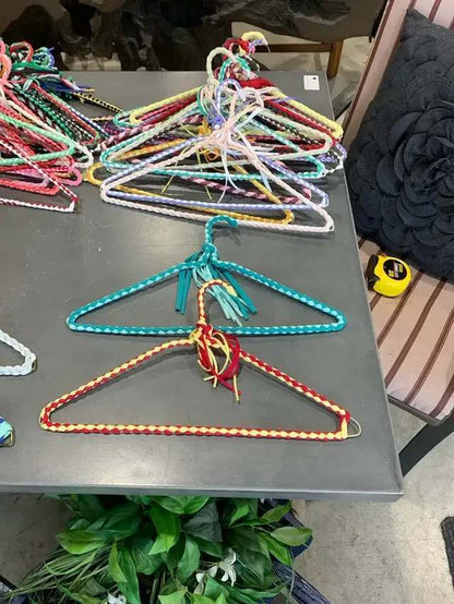 Braided Fabric Clothes Hangers 2 sets of 20