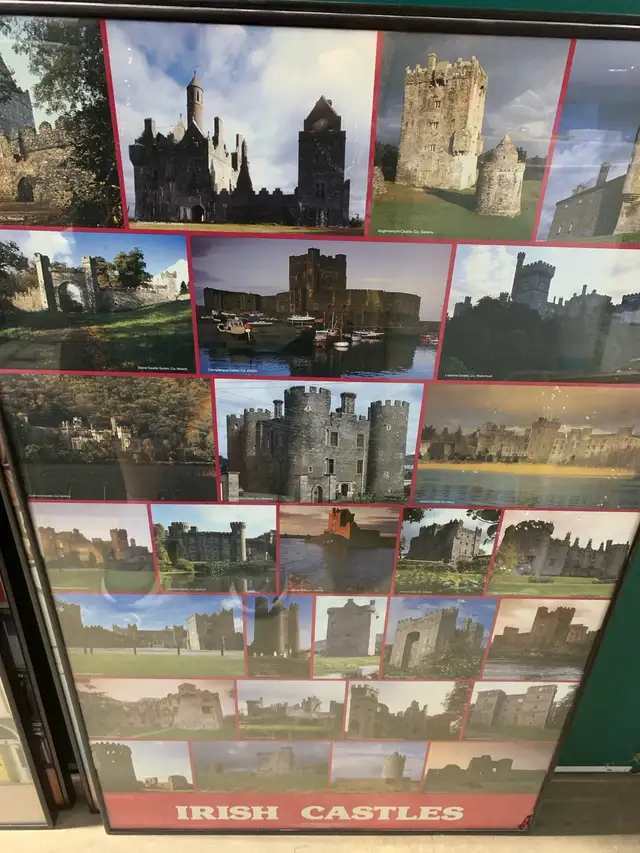 Framed Irish Collection Posters - 6 available, $20 each