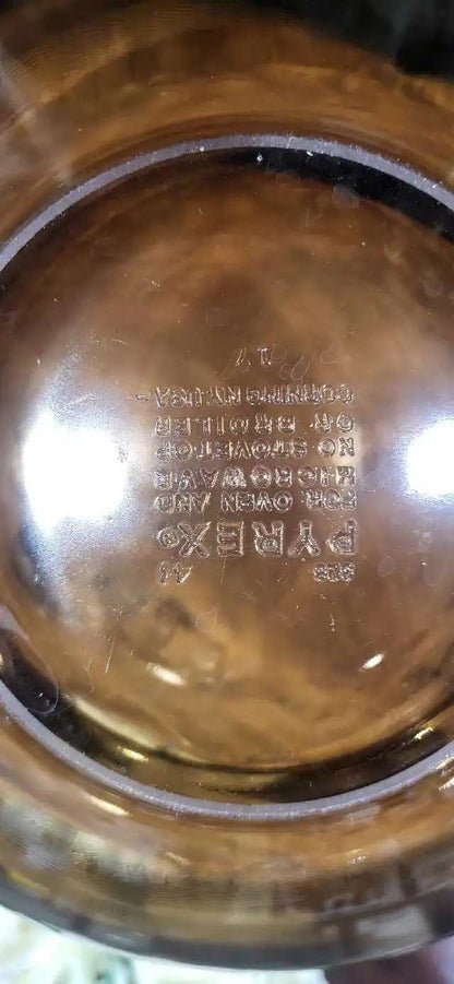 Pyrex Amber Mixing Bowls 2 Available - $20 Each