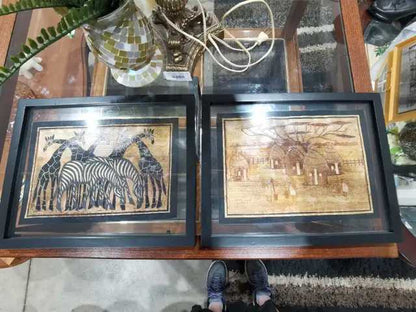 African Art Framed Prints (set)