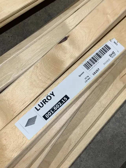 IKEA Luroy Queen Slats and Mid Beam Support bed replacements