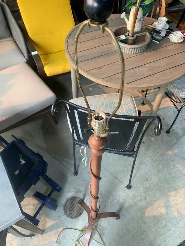 Vintage Metal Floor Lamp