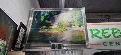 B.A. Norman Landscape Painting - Large Canvas
