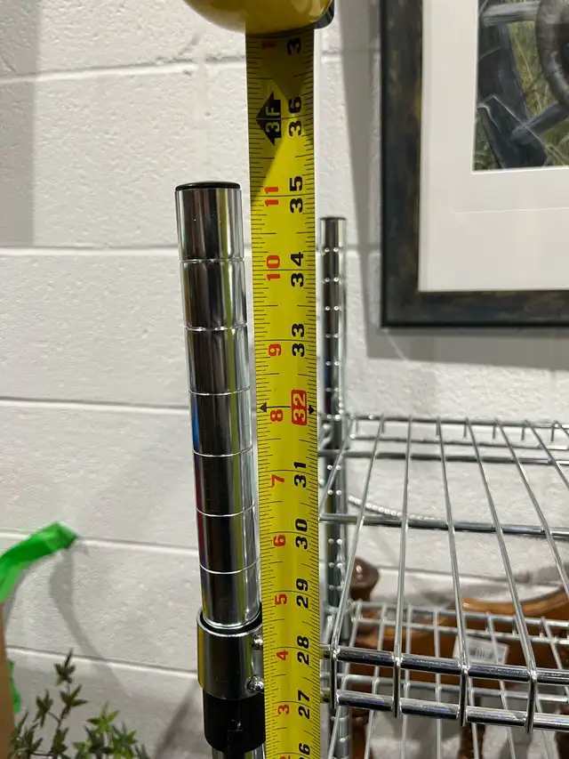 Chrome Wire Shelving Unit
